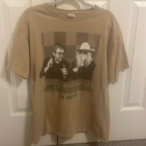 elton john& leon russell “the union” t-shirt